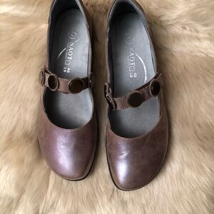 Naot Mary Jane Velcro strap shoes